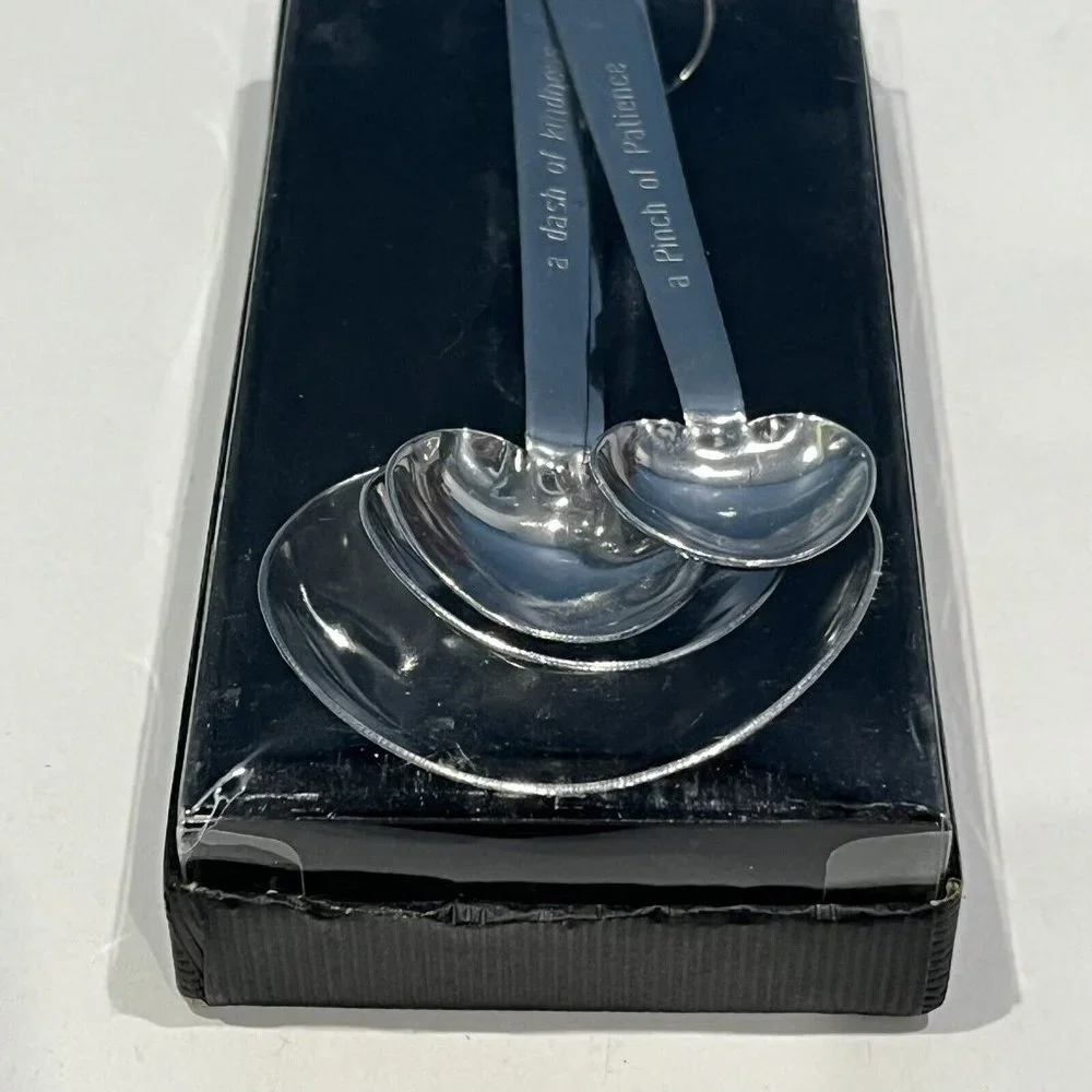 Kate Aspen Love Beyond Measure Heart Shaped Measuring Spoons Open Box
